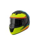 CASCO LS2 320 STREAM FLAUX SV NEGRO MATE/AMARILLO NEÓN