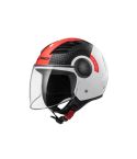 CASCO LS2 562 AIRFLOW CONDOR BLANCO/NEGRO/ROJO