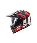 CASCO LS2 MX436 PIONEER XTREME NEGRO MATE/ROJO