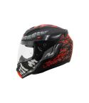 CASCO LS2 352 FLY DEMON NEGRO BRILLANTE/ROJO