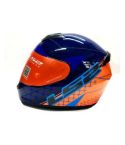 CASCO LS2 320 SLIMO AZUL/NARANJA NEÓN