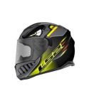 CASCO LS2 320 BADASS NEGRO MATE/AMARILLO