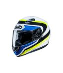 CASCO HJC CS-15 RAKO BLANCO/AZUL/AMARILLO NEÓN