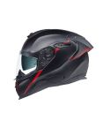 CASCO NEXX SX.100 R SHORTCUT NEGRO MATE/ROJO