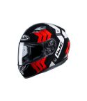 CASCO HJC CS-15 MARTIAL NEGRO BRILLANTE/ROJO/BLANCO