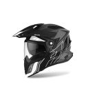 CASCO AIROH COMMANDER DUAL SV NEGRO BRILLANTE/GRIS MATE