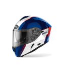 CASCO AIROH SPARK FLOW AZUL BRILLANTE/BLANCO/ROJO