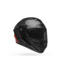 CASCO BELL RACE STAR FLEX DLX CARBON LUX NEGRO BRILLANTE/NARANJA