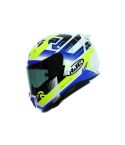 CASCO HJC RPHA 11 NECTUS BLANCO/AZUL/AMARILLO NEÓN