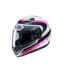 CASCO HJC CS-15 RAKO BLANCO/FUCSIA/NEGRO