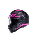 CASCO HJC I70 ELUMA NEGRO MATE/FUCSIA