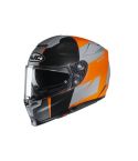 CASCO HJC RPHA 70 TERIKA NEGRO MATE/GRIS/NARANJA NEÓN