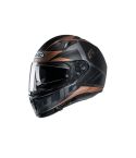 CASCO HJC I70 ELUMA NEGRO MATE/DORADO