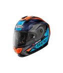 CASCO X-LITE X903 ULTRA CARBON NOBILES AZUL/NARANJA