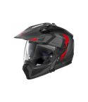 CASCO NOLAN N70-2 X DECURIO NEGRO MATE/ROJO