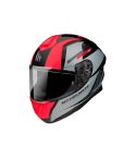 CASCO MT TARGO PRO SOUND ROJO NEÓN