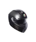 CASCO AGV SPORT MODULAR CARBON NEGRO MATE