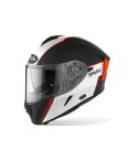 CASCO AIROH SPARK FLOW NEGRO/BLANCO/NARANJA