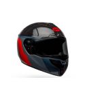 CASCO BELL SRT RAZOR BRILLANTE NEGRO/GRIS/ROJO