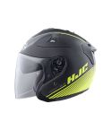 CASCO HJC FG-JET PATON NEGRO MATE/AMARILLO NEÓN