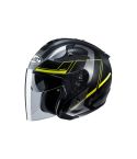 CASCO HJC FG-JET KOMINA NEGRO MATE/AMARILLO NEÓN