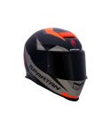 CASCO SPARTAN EAGLE FIERCE GRIS/NEGRO/NARANJA MATE