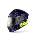 CASCO AIROH SPARK CIRCUIT AZUL MATE/AMARILLO NEÓN