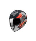 CASCO MT ATOM SV ROJO MATE NEÓN