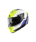 CASCO MT BLADE 2 SV PLUS AMARILLO NEÓN/BLANCO/AZUL