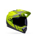 CASCO BELL MX-9 ADVENTURE MIPS DASH HI VIZ AMARILLO NEÓN/GRIS