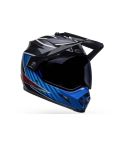 CASCO BELL MX-9 ADVENTURE MIPS DALTON HI VIZ NEGRO BRILLANTE/AZUL/ROJO