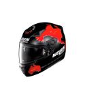 CASCO NOLAN N60-5 GEMINI REP CARLOS CHECA NEGRO/ROJO