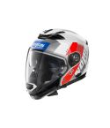 CASCO NOLAN N70-2 X CELERES BLANCO/ROJO