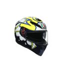 CASCO AGV K3 SV MULTI BUBBLE AZUL/BLANCO/AMARILLO