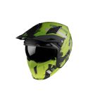 CASCO MT STREETFIGHTER SV SKULL 2020 VERDE/NEGRO