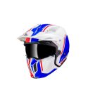 CASCO MT STREETFIGHTER SV TWIN BLANCO/AZUL/ROJO BRILLANTE