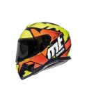 CASCO MT THUNDER 3 TORN SV AMARILLO NEÓN/NARANJA