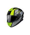 CASCO MT TARGO PRO SOUND GRIS/AMARILLO NEÓN