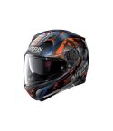 CASCO NOLAN N87 VENATOR NEGRO/NARANJA/AZUL