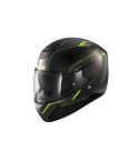 CASCO SHARK D-SKWAL RAKKEN NEGRO MATE/VERDE NEÓN