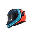 CASCO LS2 800 STORM SLANT AZUL MATE/NARANJA