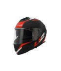 CASCO LS2 800 STORM NERVE NEGRO MATE/ROJO