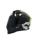 CASCO X-SPORTS V151 ORIGEN NEGRO/AMARILLO NEÓN BRILLANTE