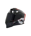 CASCO X-SPORTS V151 ORIGEN NEGRO/ROJO BRILLANTE