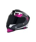 CASCO X-SPORTS V151 LEXOT NEGRO/ROSADO MATE