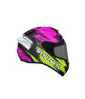 CASCO MT TARGO ZYFRA ROSADO/AMARILLO NEÓN