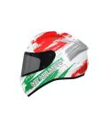 CASCO MT TARGO ZYFRA BLANCO BRILLANTE/VERDE/ROJO