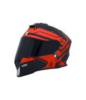 CASCO X-SPORTS V151 BRIGTH NEGRO/ROJO BRILLANTE