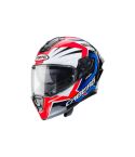 CASCO CABERG DRIFT EVO MR55 BLANCO/ROJO/AZUL