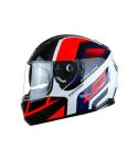 CASCO LS2 320 STREAM EVO ORION NEGRO BRILLANTE/ROJO